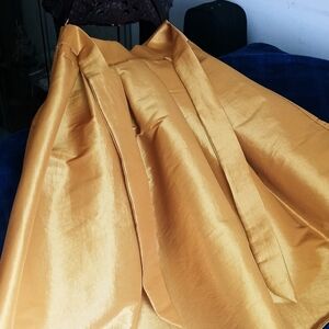 SKIRT Papermoon new skirt bright mustard skirt size M stretch NWOT